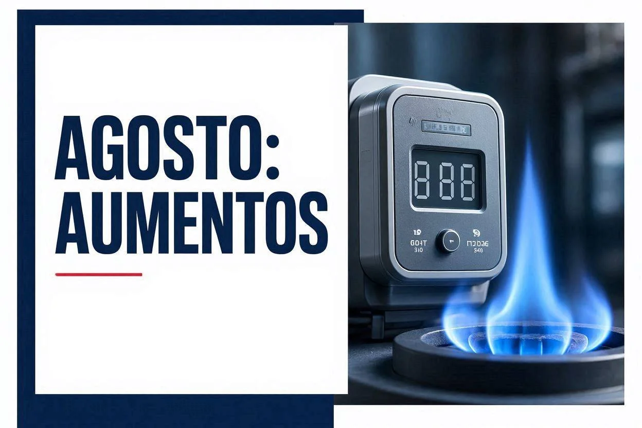Aumentos en agosto