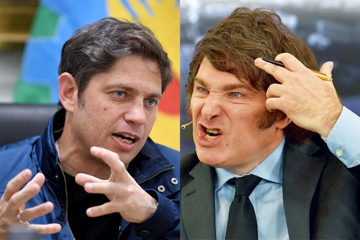 Kiciloff quiere polarizar con Milei