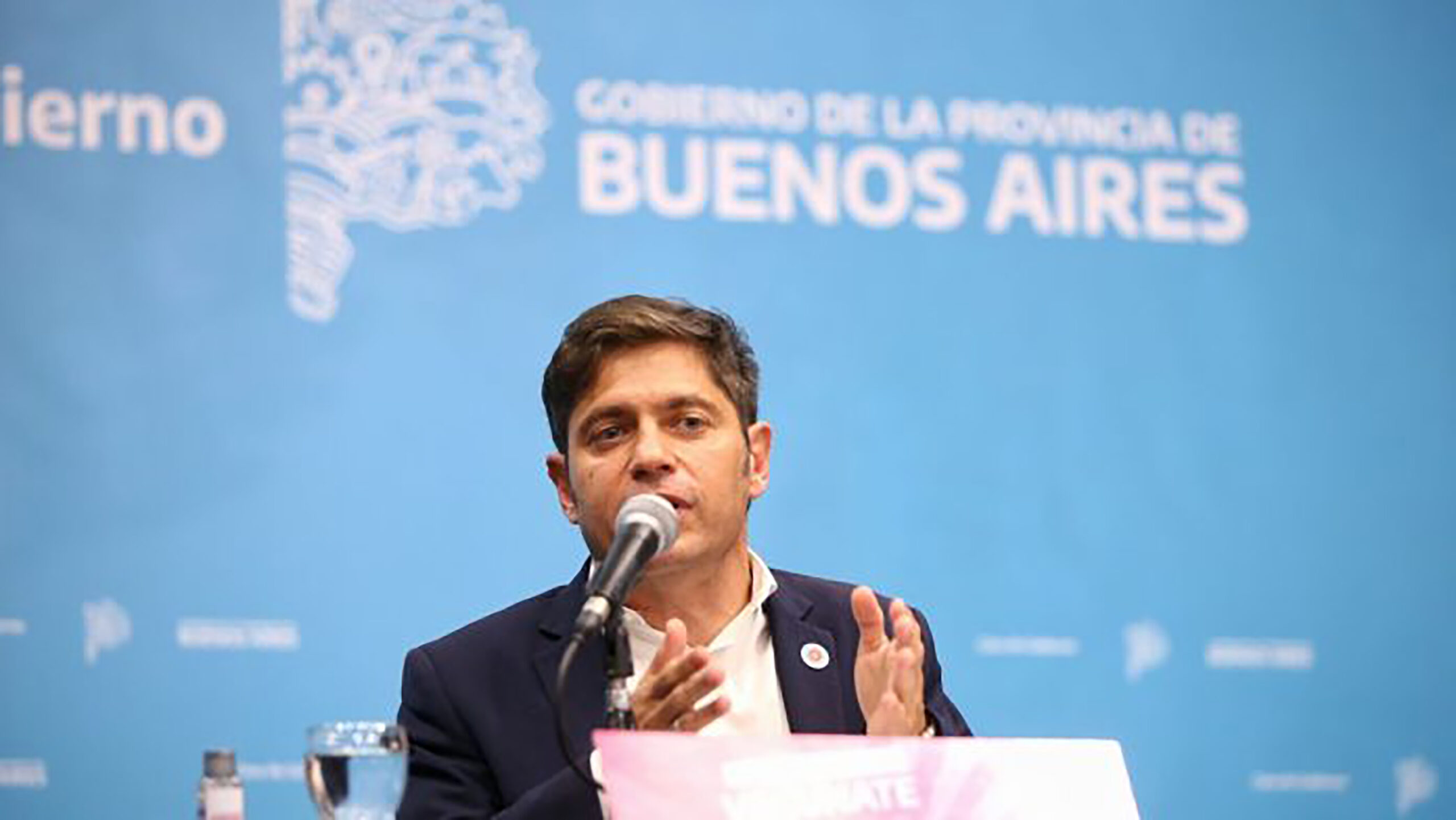 Kicillof continúa la ronda de reuniones con intendentes peronistas del conurbano.