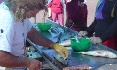 Pesca artesanal venta en playa